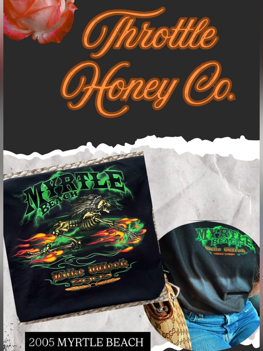 2005 Myrtle Bike Week Vintage Tee
